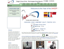 Tablet Screenshot of dragongroupchina.com